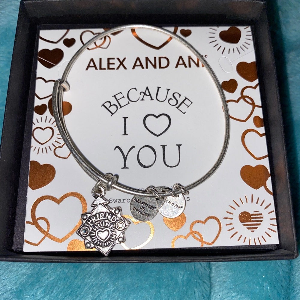 Alex and Ani, bangle, friend